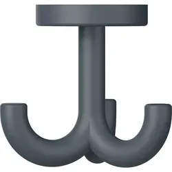 HEWI Dreifach-Drehhaken HEWI 477.90.050 - anthrazit matt (92)