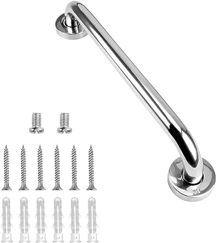 supregear Haltegriff Bad, 60 cm 304 Edelstahl Badezimmer Haltegriff, Sicherheitsgriff Innen- / Außenhilfsgriff zum Küche Schlafzimmer Badewanne, Dusche und Schritte
