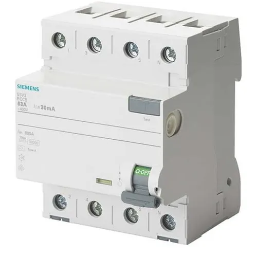Produktbild Siemens FI-Schutzschalter 5SV3646-8LA