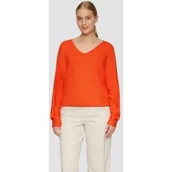 s.Oliver Langarmshirt mit Fledermausärmeln und breitem Bund