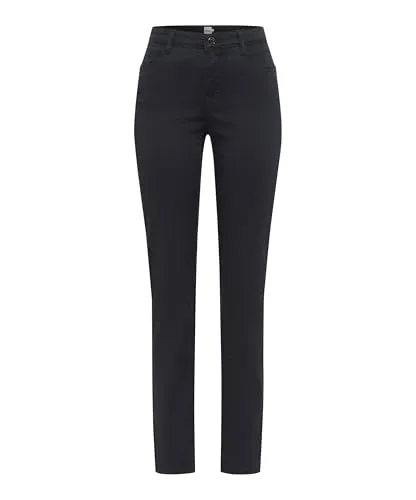 BRAX Feel Good Style Mary Perma Blue 38K - Sportive Five-Pocket-Hose im Regular Fit aus hochwertigem Baumwollsatin, pflegeleicht und mit softem Griff – ideal für jeden Tag.