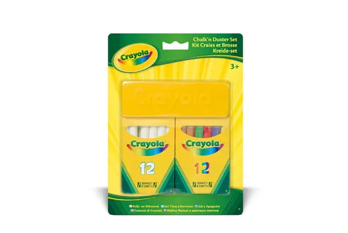 CRAYOLA 98268 SET 24 KREIDE + RADIERGUMMI