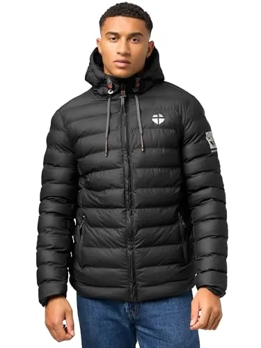 STONE HARBOUR Herren warme Winter Steppjacke Zaharoo Black Gr. XXL