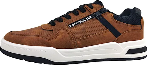 Tom Tailor Sneakers in Hellbraun, Größe 41 - Herren Sneakers in Hellbraun mit perforierter Oberfläche, rutschhemmender Laufsohle und seitlichem Reißverschluss - ideal für Komfort und Stil.
