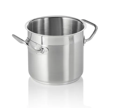 Profi Edelstahl-Kochtopf Suppentopf mit Deckel, 3,0 Liter - Hochwertiger Küchenhelfer - Hochwertiger 3,0 Liter Suppentopf aus matt gebürstetem Edelstahl, ideal für den professionellen Einsatz in Gastronomie und Hotellerie. Extra starker Sandwichboden sorgt für optimale Hitzeverteilung.