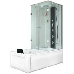 Whirlpool Dusche Kombination K05-L02-WP-EC Duschtempel 180x90 cm