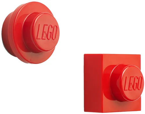 LEGO Haftmagnet-Set 2-teilig rot von LEGO