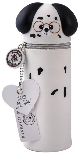 Weiches Silikon-Etui für Stifte, Hunde-Design, Penhalter
