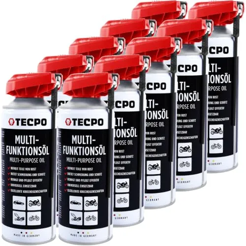 TECPO Multifunktionsöl mit 2-Wege Sprühkopf 400 ml