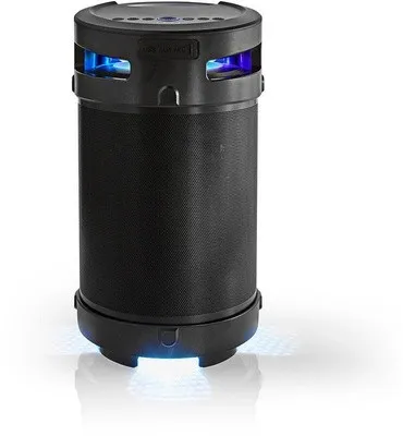 NEDIS Party Boombox - Tragbare Bluetooth-Lautsprecher mit bis zu 3,5 Stunden Spielzeit, IPX5 wasserdicht, Partylicht und verknüpfbar für unvergessliche Partys.