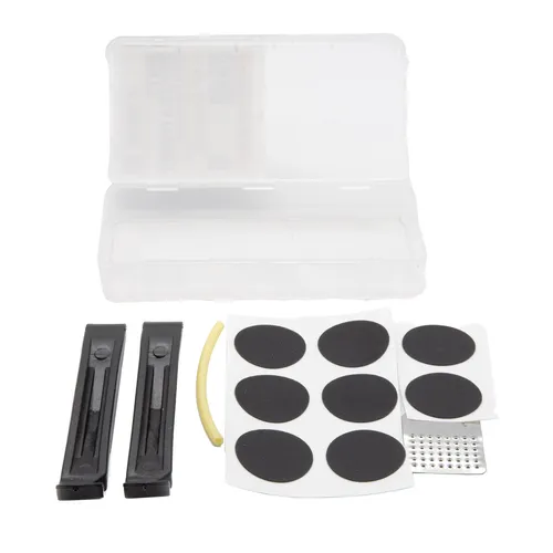 12tlg Fahrrad Reparatur Set Selbstklebende Flicken Reifenreparatur Pannenset Kit
