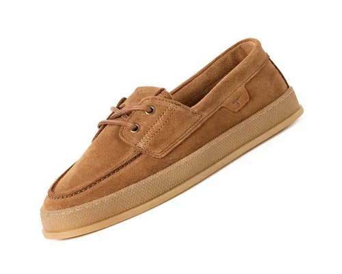 Tamaris Damen Moccassin flach Leder, braun, 41 EU - Eleganter Mokassin aus weichem Leder mit herausnehmbarer Innensohle für individuellen Komfort. Ideal für lange Spaziergänge dank flachem Absatz und bequemer Schnürung. Vielseitig kombinierbar für jeden Anlass.