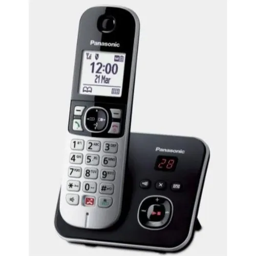 Panasonic KX-TG6861JTB Festnetztelefon - Modernes Festnetztelefon mit schnurloser Handhabung, ideal für eine klare Kommunikation in Ihrem Zuhause.