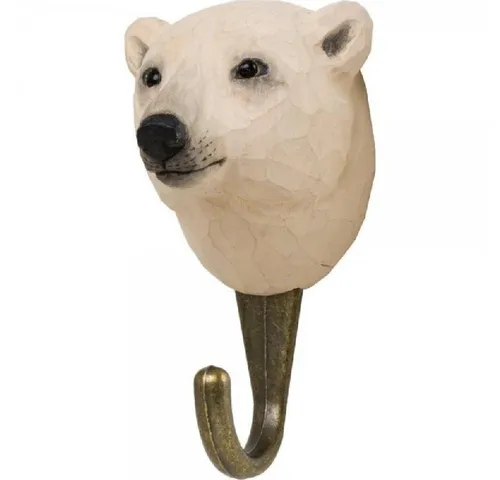 Wildlife Garden Kleiderhaken DecoHook Eisbär in weiß von Wildlife Garden