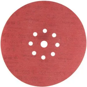 Makita Schleifpapier E-02381, 220er Körnung, 225mmØ - 25 Schleifscheiben - Zubehör für Elektrowerkzeug, ideal für Trockenbau-Schleifarbeiten mit hoher Haltbarkeit dank Keramikkorn und praktischem Klettverschluss für schnellen Wechsel.