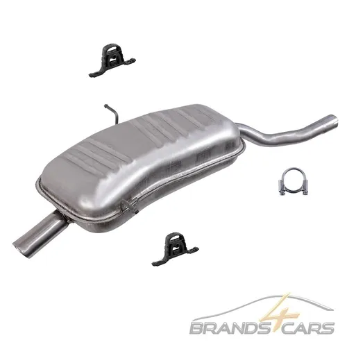 ATEC ENDSCHALLDÄMPFER AUSPUFF SCHALLDÄMPFER FÜR BMW 3-ER E46 316 318