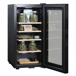 Sommertal Kräuter- und Genussmittel Kühlschrank WK50 | 5–20°C einstellbar, abschließbar, mit UV-Schutz