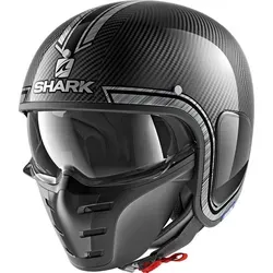 Shark-S-Drak Vinta Jethelm, silber, Größe XS - Motorradhelm mit modernem Design, bietet hohe Sicherheit und optimalen Tragekomfort für stilbewusste Fahrer.
