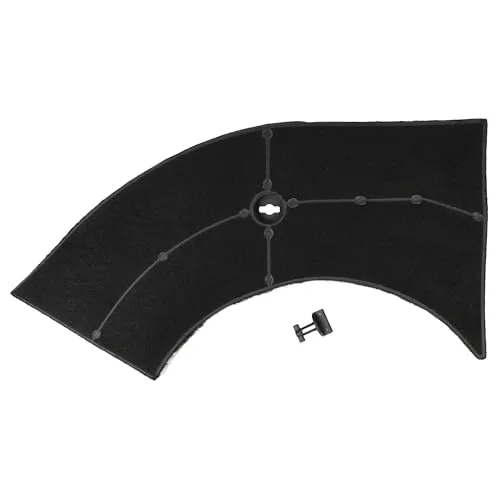 vhbw Aktivkohlefilter Ersatz für Bosch 00422933, DHZ2400, 00647277, 00647278 für Dunstabzugshaube - 28 x 13,3/9,5 x 2,6 cm