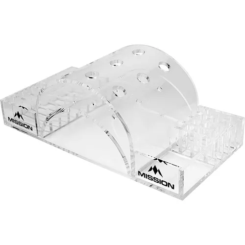 Mission Dart Station 9 Darts Full Docking Station Display Acry Dartständer