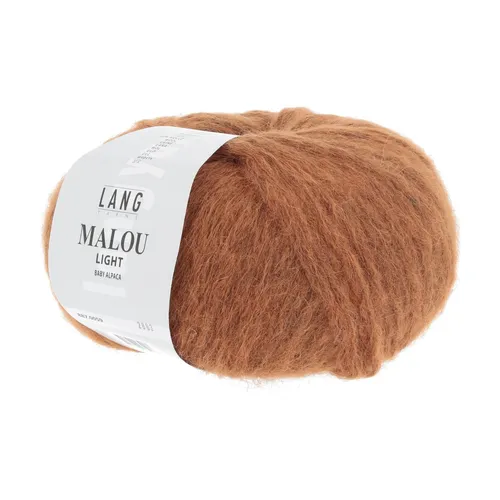Wolle Kreativ! Lang Yarns - Malou Light - Fb. 59 orange 50 g