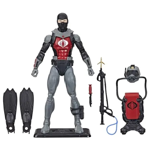 G.I. Joe Classified Series Retro Cardback Cobra Eel Actionfigur - Action-Figur im Retro-Design, 15 cm groß und detailreich, perfekt für Sammler und Fans der G.I. Joe Reihe.