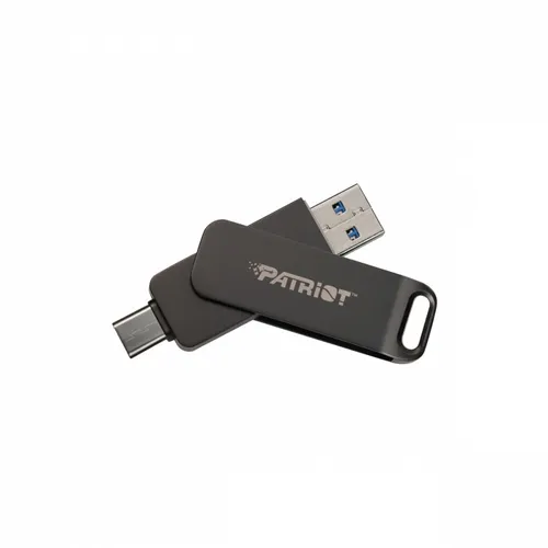 Patriot Rage R550 512GB USB 3.2 Gen 1 Flash Drive - USB-Stick mit 512GB, Dual-Schnittstelle (USB Type-A + C) und Schreibgeschwindigkeit bis zu 100MB/s, ideal für schnellen Datentransfer und vielseitige Nutzung.