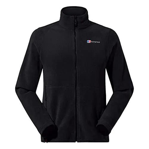 Berghaus Herren Prism Polartec Fleecejacke - Schwarz - XL - Fleecejacke aus Polartec Classic Material, ideal für Outdoor-Aktivitäten. Mit sicheren Reißverschlusstaschen und umweltfreundlichem Design aus über 50% recycelten Materialien.