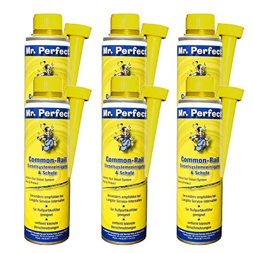 Mr. Perfect® Common Rail Diesel-Systemreiniger & Schutz Additiv für Dieselmotoren - 6 x 250ml