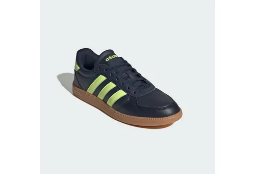 adidas Sportswear BREAKNET SLEEK SCHUH Sneaker beige 40 EU - Sneaker in Größe 40, Farbe Legend Ink/Hi-Res Yellow/Gum, ideal für den Alltag und kombiniert Style mit Komfort.