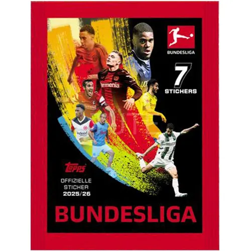 Vorverkauf: Fußball Bundesliga Sammelsticker 2025/2026 - 1 Tüte