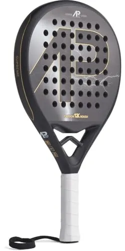 Acapulco 69 - Padelschläger | Expert AP69101 Supreme aus 100% Carbon - Tennisschläger mit 12K Carbon für Stabilität und Präzision. Die abgerundete Teardrop-Form bietet eine größere Schlagfläche für mehr Kontrolle und Power, ideal für Allround-Spieler.