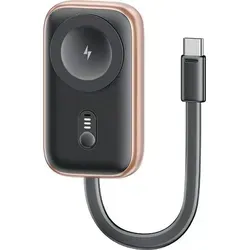 2Induktives Ladegerät 2W1 Usams Cd245 für Apple Watch mit Powerbank 1200Mah + Usb-C Kabel Tarn
