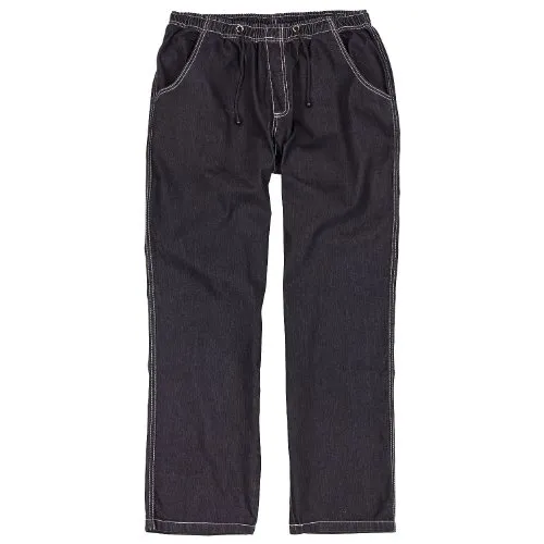 Abraxas Schlupfhose, Jogging-Jeans in Übergrößen bis 12XL, schwarz - Wanderhosen mit elastischem Bund, ideal für Komfort und Bewegungsfreiheit beim Wandern, erhältlich bis Größe 12XL.