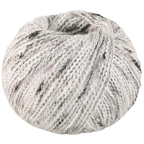 LANA GROSSA Maglia | Sommer-Tweedgarn aus Baumwolle, mit einem bunten Effektgarn verzwirnt | Handstrickgarn aus 92% Baumwolle & 8% Polyester | 50g Wolle zum Stricken & Häkeln | 155m Garn FB10