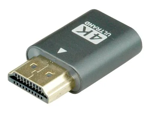 Value 14993447 HDMI EDID Emulator Schwarz