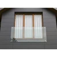 Glaszentrum Hagen Französischer Balkon 200x90 cm - Eleganter Französischer Balkon aus VSG-Glas für Fensteröffnungen. Bietet nicht nur eine moderne Optik, sondern auch maximale Sicherheit und Stabilität. Ideal für Renovierungen und Neubauten.