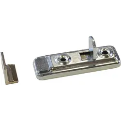 Möbelriegel aus verzinktem Stahl, 80mm gerade