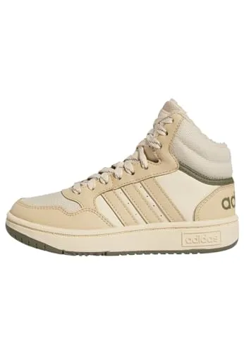 adidas Unisex Kinder Hoops Mid 3.0 Shoes Kids, Magic Beige/Magic Beige/Sand Strata, 38 EU