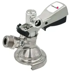 Flach - Zapfkopf Micro-Matic, Thekenanstich - Sonstige Elektroinstallationsartikel, hochwertiger Edelstahlstößel für präzises Anzapfen und perfekte Getränkekontrolle.