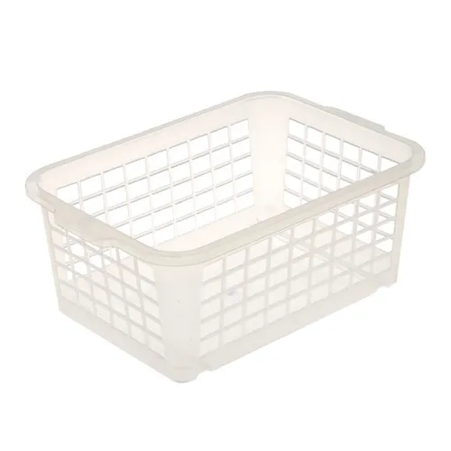 Aufbewahrungskörbchen Natur-Transparent - Praktisches Aufbewahrungskörbchen aus natürlichem Material, ideal für die ordentliche Organisation in jedem Raum.