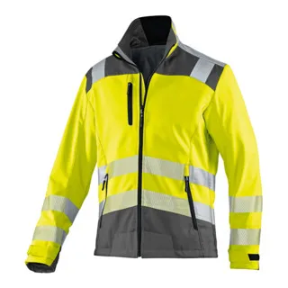 KÜBLER REFLECTIQ Softshell Jacke PSA 2 - Arbeitskleidung & Uniformen mit ergonomischem Schnitt und zusätzlichen Bewegungszonen für optimale Bewegungsfreiheit und Komfort bei der Arbeit.