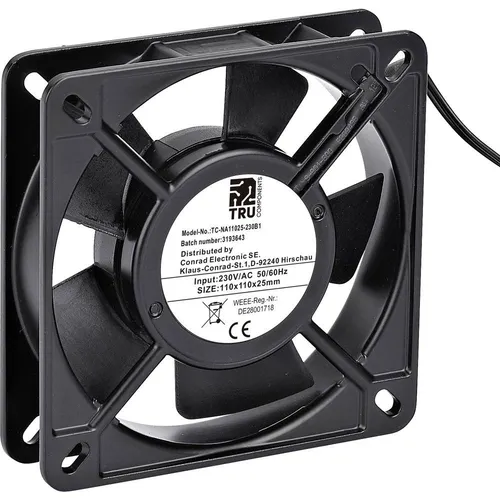 TRU COMPONENTS TC-NA11025-230B1 Axiallüfter 230 V/AC 100 m³/h (L x B x H) 110 x
