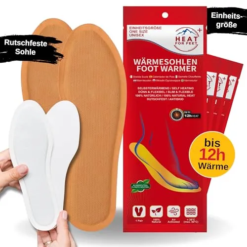 Heat for Feet Wärmesohlen, 30 Paar