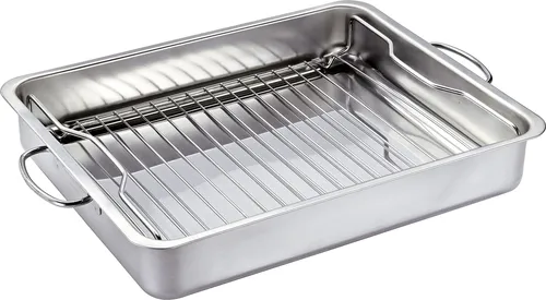 Küchenprofi Grillschale - Pfannen für perfekte Grillgerichte, antihaftbeschichtet und ideal für gesundes Kochen ohne zusätzliches Fett.