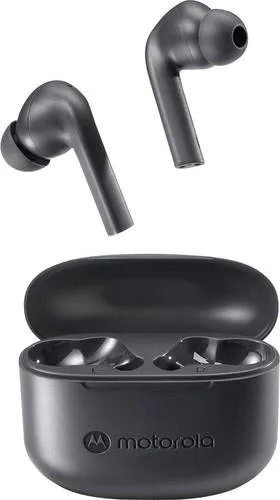 Motorola MOTO BUDS 065 In Ear Headset - Bluetooth® Stereo Kopfhörer mit Mikrofon-Rauschunterdrückung, ergonomischem Design und praktischem Ladecase für besten Tragekomfort und klare Kommunikation.