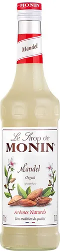Monin Mandel Sirup zum Verfeinern von Heißgetränke und Cocktails 700ml