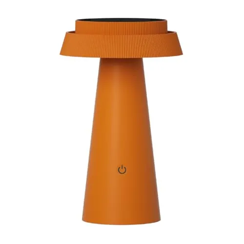 Luxus Drahtlos Tischlampe Solar Mambo in orange von Luxus