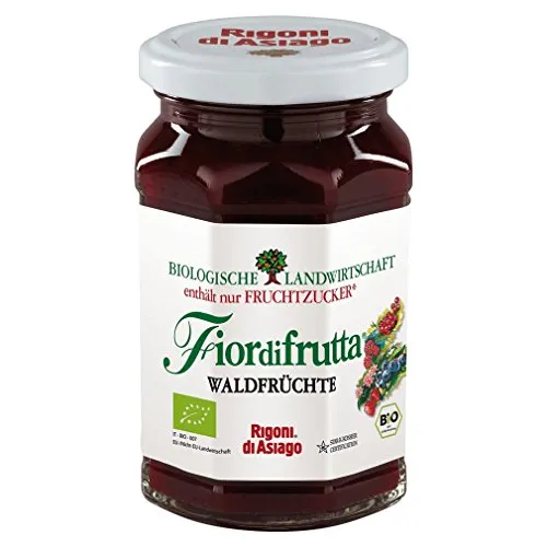 Rigoni di Asiago Fiordifrutta - Fruchtaufstrich - Waldfrüchte Bio, 1er Pack (1 x 250 g)