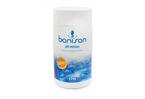 Banisan Poolpflege Banisan pH minus Granulat 1,5 Kg pH-Minus für Whirlpools pH-Wert